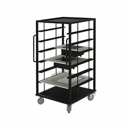 BON CHEF Nexus 37.5 x 37.5 x 74'' Transport and Storage Cart - 6-10 Panel Capacity 201NXMT